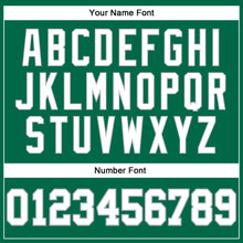 Load image into Gallery viewer, Custom Kelly Green White Pinstripe White-Gray Authentic Basketball Jersey