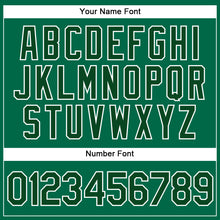 Загрузить изображение в средство просмотра галереи, Custom Kelly Green White Pinstripe Green Authentic Baseball Jersey