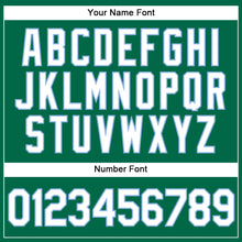 Charger l'image dans la galerie, Custom Kelly Green White Pinstripe Light Blue Authentic Baseball Jersey