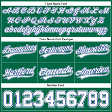 Load image into Gallery viewer, Custom Kelly Green White-Royal Authentic Basketball Shorts