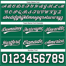 Load image into Gallery viewer, Custom Kelly Green White-Black Authentic Basketball Shorts