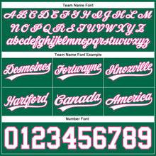 Load image into Gallery viewer, Custom Kelly Green White-Pink Authentic Basketball Shorts