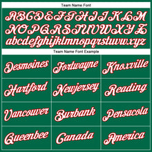 Загрузить изображение в средство просмотра галереи, Custom Kelly Green White-Red Performance T-Shirt