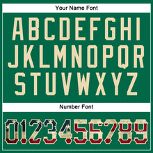 Laden Sie das Bild in den Galerie-Viewer, Custom Kelly Green Vintage USA Flag-City Cream Performance T-Shirt