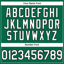 Загрузить изображение в средство просмотра галереи, Custom Kelly Green White-Black Performance T-Shirt