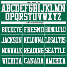 Load image into Gallery viewer, Custom Kelly Green White-Gray Mesh Authentic Football Jersey