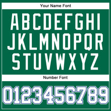 Загрузить изображение в средство просмотра галереи, Custom Kelly Green White-Royal Authentic Baseball Jersey