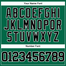 Загрузить изображение в средство просмотра галереи, Custom Kelly Green Black-White Authentic Baseball Jersey