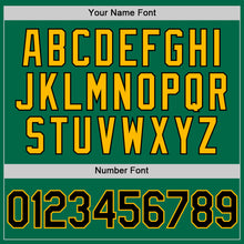 Charger l'image dans la galerie, Custom Kelly Green Black-Gold Authentic Throwback Baseball Jersey