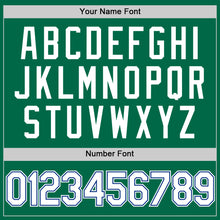 Charger l'image dans la galerie, Custom Kelly Green White-Royal Authentic Throwback Baseball Jersey