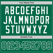 Charger l'image dans la galerie, Custom Kelly Green White Authentic Throwback Baseball Jersey