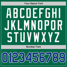 Charger l'image dans la galerie, Custom Kelly Green Royal-White Authentic Throwback Baseball Jersey