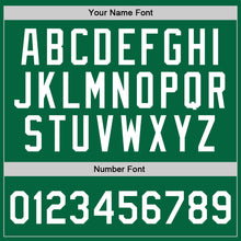 Laden Sie das Bild in den Galerie-Viewer, Custom Kelly Green White Authentic Throwback Basketball Jersey