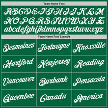 Laden Sie das Bild in den Galerie-Viewer, Custom Kelly Green White Authentic Throwback Basketball Jersey