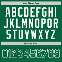 Laden Sie das Bild in den Galerie-Viewer, Custom Kelly Green White Authentic Throwback Basketball Jersey