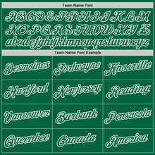 Laden Sie das Bild in den Galerie-Viewer, Custom Kelly Green White Authentic Throwback Basketball Jersey