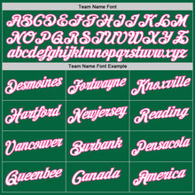 Charger l'image dans la galerie, Custom Kelly Green Pink-White Authentic Throwback Basketball Jersey