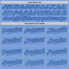 Load image into Gallery viewer, Custom Light Blue Light Blue-Royal Authentic Baseball Jersey