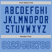 Load image into Gallery viewer, Custom Light Blue Light Blue-Royal Authentic Baseball Jersey