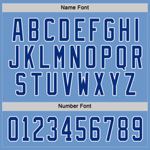 Load image into Gallery viewer, Custom Light Blue Royal-White Hockey Jersey