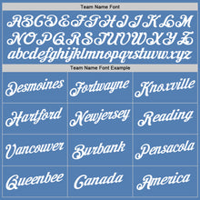 Load image into Gallery viewer, Custom Light Blue White Performance T-Shirt