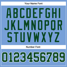 Laden Sie das Bild in den Galerie-Viewer, Custom Light Blue Green-White Authentic Throwback Basketball Jersey