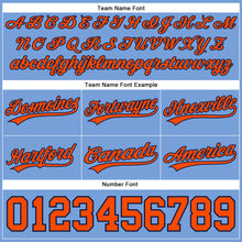 Charger l'image dans la galerie, Custom Light Blue Orange-Navy Authentic Basketball Shorts