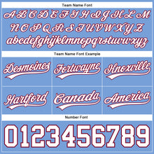 Laden Sie das Bild in den Galerie-Viewer, Custom Light Blue White-Maroon Authentic Basketball Shorts