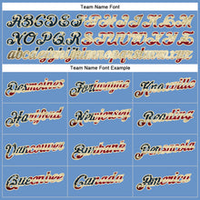 Загрузить изображение в средство просмотра галереи, Custom Light Blue Vintage USA Flag-City Cream Performance T-Shirt