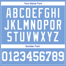 Загрузить изображение в средство просмотра галереи, Custom Light Blue White Authentic Throwback Basketball Jersey