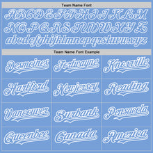 Загрузить изображение в средство просмотра галереи, Custom Light Blue White Authentic Baseball Jersey