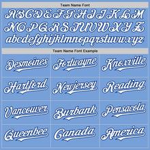 Загрузить изображение в средство просмотра галереи, Custom Light Blue Royal-White Authentic Baseball Jersey