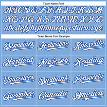 Charger l'image dans la galerie, Custom Light Blue White-Royal Authentic Baseball Jersey
