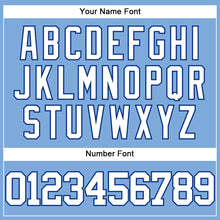 Charger l'image dans la galerie, Custom Light Blue White-Royal Authentic Baseball Jersey