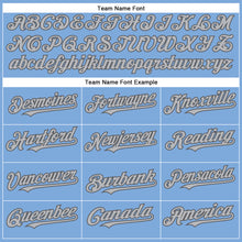 Charger l'image dans la galerie, Custom Light Blue Gray-Steel Gray Authentic Baseball Jersey