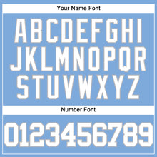 Charger l'image dans la galerie, Custom Light Blue White-Gray Authentic Baseball Jersey