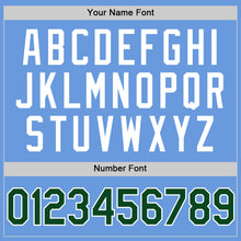 Charger l'image dans la galerie, Custom Light Blue Green-White Authentic Throwback Baseball Jersey