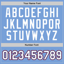 Загрузить изображение в средство просмотра галереи, Custom Light Blue Royal-Red Authentic Throwback Basketball Jersey