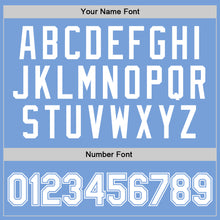 Загрузить изображение в средство просмотра галереи, Custom Light Blue White-Light Blue Authentic Throwback Basketball Jersey