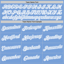 Загрузить изображение в средство просмотра галереи, Custom Light Blue White-Light Blue Authentic Throwback Basketball Jersey