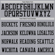 Загрузить изображение в средство просмотра галереи, Custom Light Gray Black Mesh Authentic Football Jersey