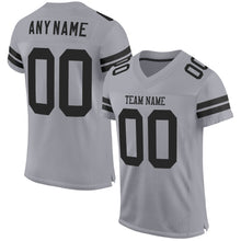 Загрузить изображение в средство просмотра галереи, Custom Light Gray Black Mesh Authentic Football Jersey
