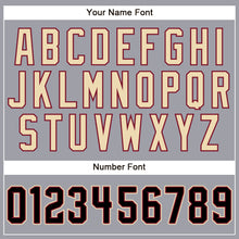 Загрузить изображение в средство просмотра галереи, Custom Light Gray Black-Crimson Mesh Authentic Football Jersey