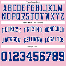 Load image into Gallery viewer, Custom Light Pink Royal-White Authentic Throwback Basketball Shorts