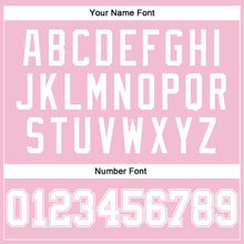 Load image into Gallery viewer, Custom Light Pink White Authentic Throwback Basketball Jersey