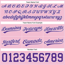 Load image into Gallery viewer, Custom Light Pink Purple-White Authentic Throwback Basketball Shorts