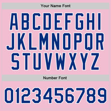 Загрузить изображение в средство просмотра галереи, Custom Light Pink Royal-White Authentic Throwback Basketball Jersey