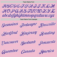 Загрузить изображение в средство просмотра галереи, Custom Light Pink Purple-White Authentic Throwback Basketball Jersey