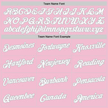 Laden Sie das Bild in den Galerie-Viewer, Custom Light Pink White-Gray Authentic Throwback Basketball Jersey