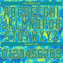 Load image into Gallery viewer, Custom Graffiti Pattern White-Light Blue Scratch 3D Long Sleeve Performance T-Shirt